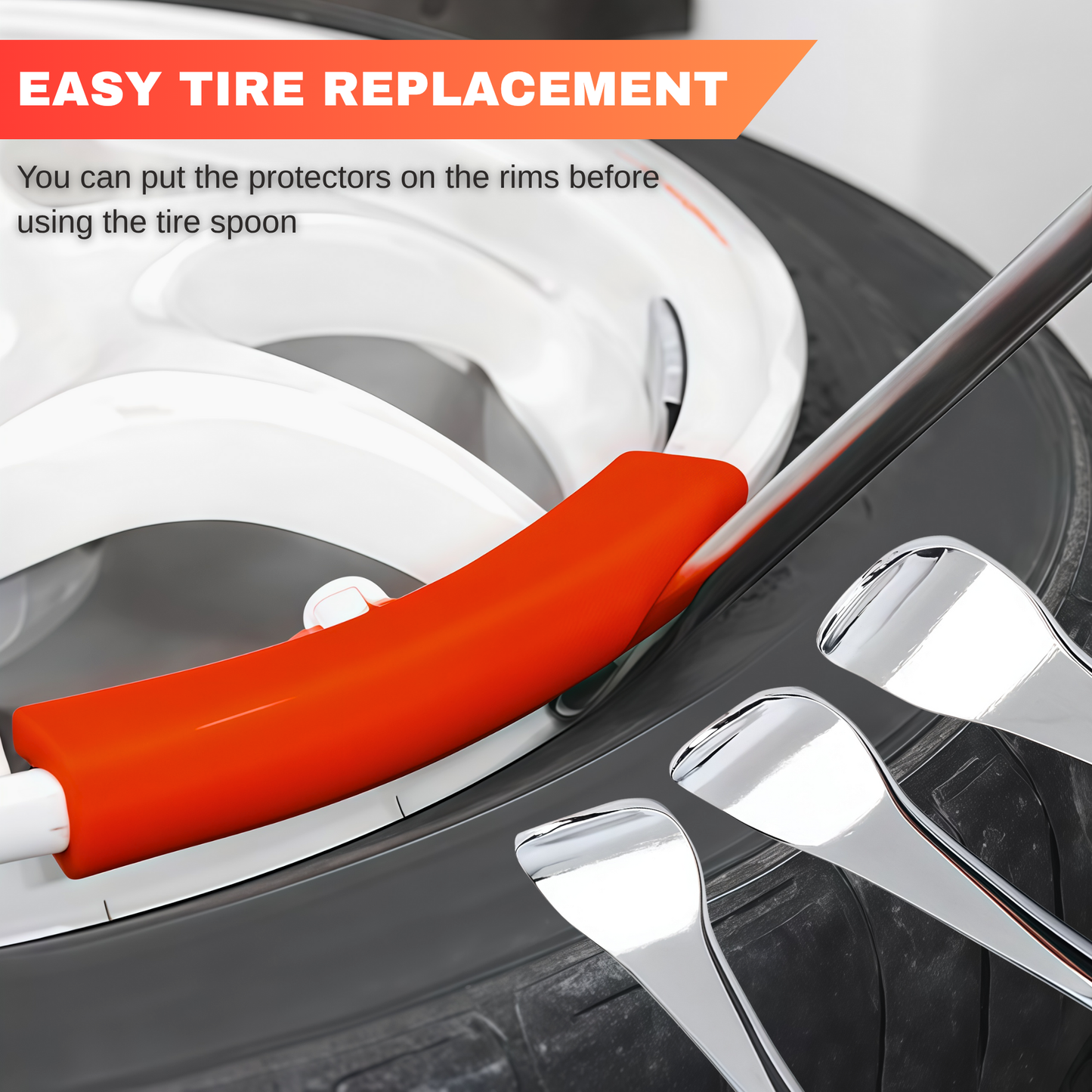 14.5” Steel Tire Spoons Tool Set
